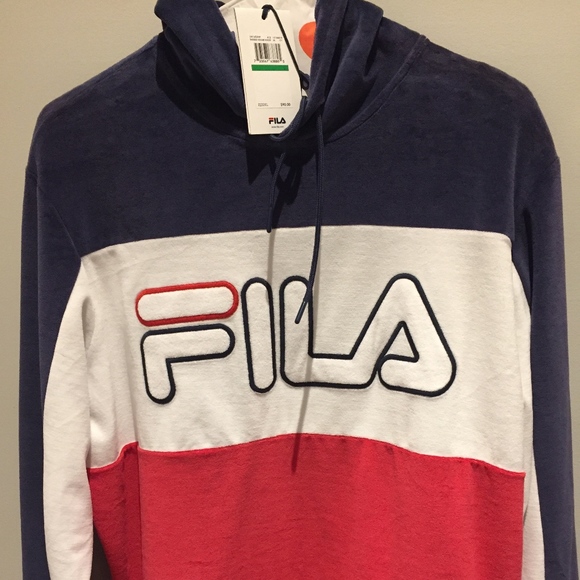 fila velour sweatshirt